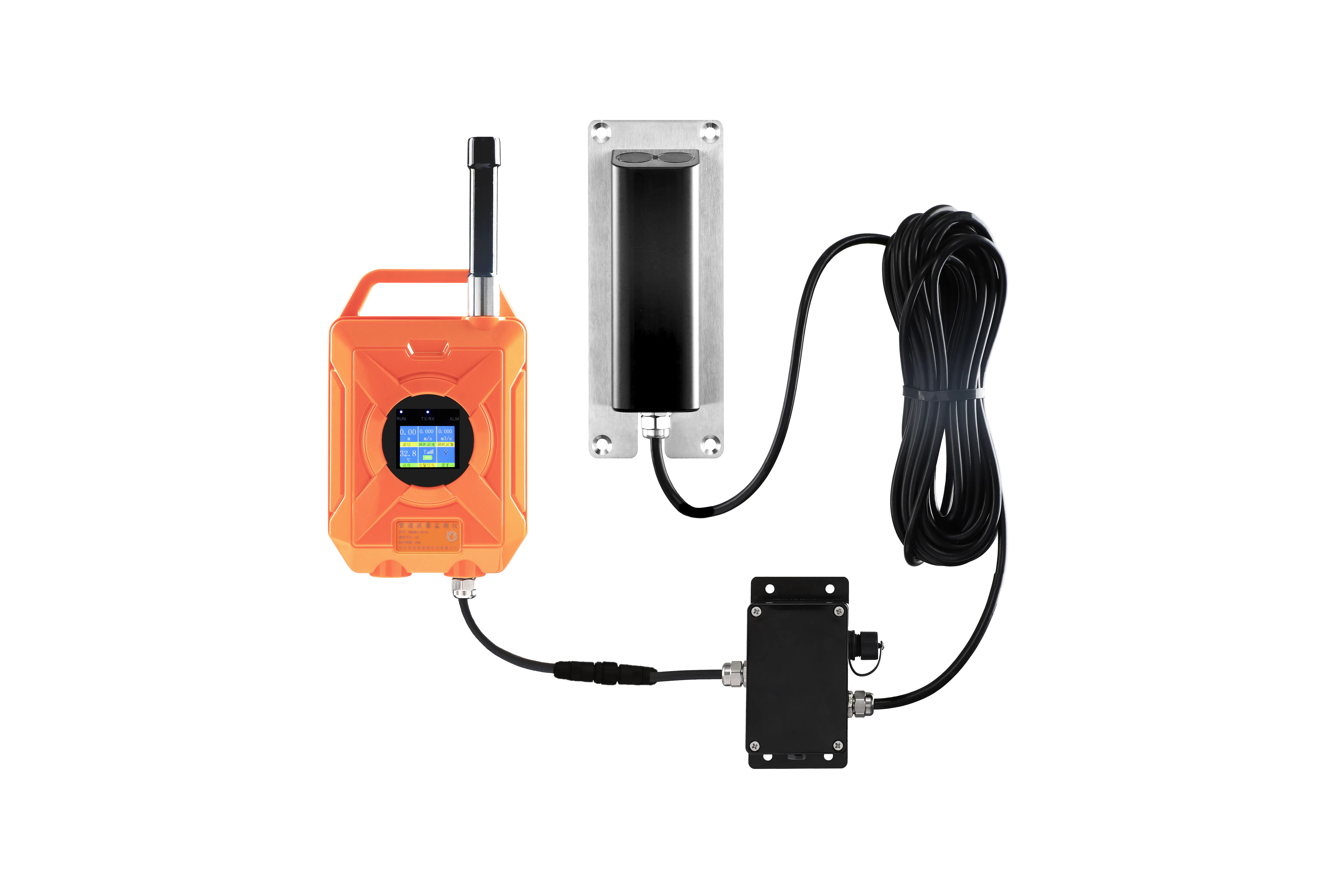 Ultrasonic Doppler Pipeline Flow Monitoring Instrument